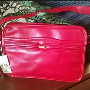 Vintage Ila of California Red Shoulder Bag